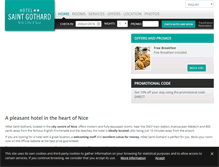Tablet Screenshot of hotelstgothard-nice.com
